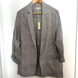 Max Studio Striped Blazer - Medium